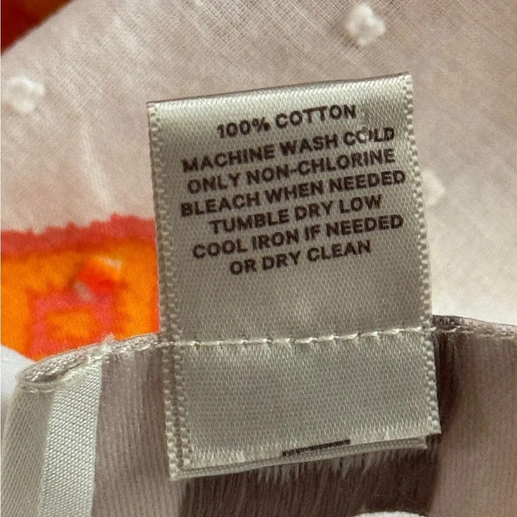 NWT XL Ann Taylor LOFT Aztec print white and orange print - Picture 4 of 6